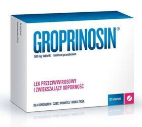 Groprinosin tabl. 0,5 g 20 tabl.