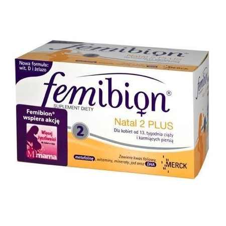 Femibion Natal 2 PLUS (30 tabl.powl.+30 tabl)