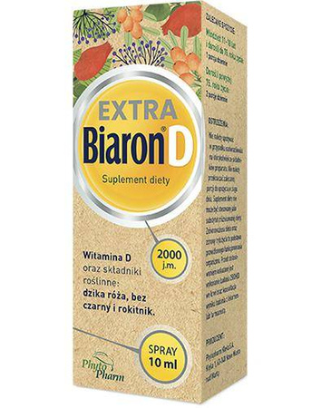 Biaron D Extra spray do ust 10 ml, data ważności 2024/01