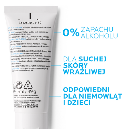 LA ROCHE - POSAY TOLERIANE SENSITIVE RICHE Krem 40 ml