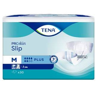 TENA Slip ProSkin Plus, pieluckomajtki medium, 30 sztuk