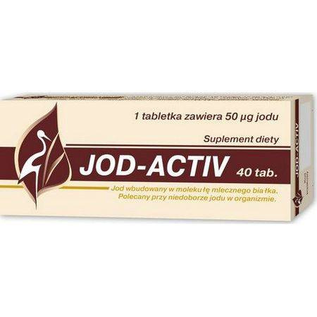 Jod-Activ tabletki 0,25 g, 40 tabletek