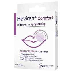 Heviran Comfort Plastry na opryszczkę 15 sztuk