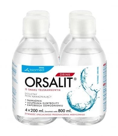 Orsalit drink o smaku truskawkowym, 200 ml