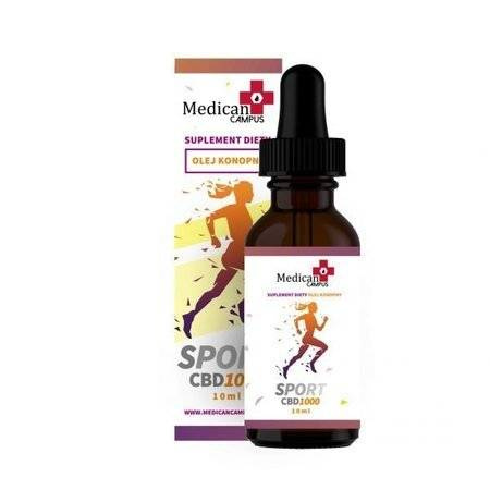 MEDICAN CAMPUS Olej konopny Sport CBD 1000,10 ml