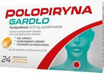 Polopiryna Gardło 8,75mg, 24 pastylki twarde