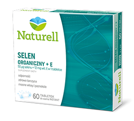 NATURELL Selen organiczny +E, 60 tabletek