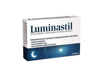 Luminastil tabl. 50 mg 10 tabl.