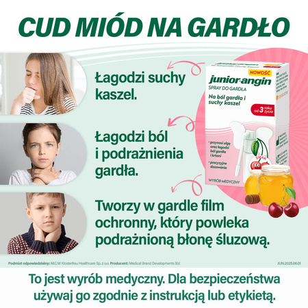 Junior angin spray do gardła