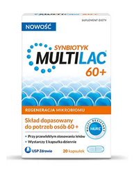 Multilac 60+, 20 kapsułek