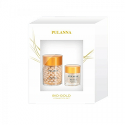 PULANNA BIO-GOLD Krem perłowy ze złotem 60g+ BIO-GOLD krem  pod oczy 21g