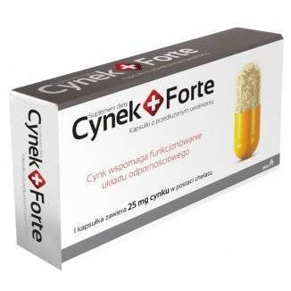 Cynek+ Forte 25 mg,  20 kapsułek dojelitowe.o przedłużaniu uwalnianiu