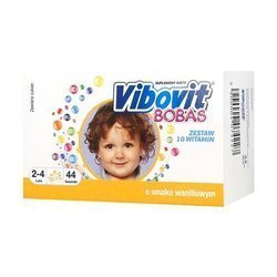 Vibovit Bobas waniliowy, 44 saszetki