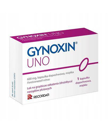 Gynoxin Uno kapsułki do pochwowe  600mg 1kaps INP