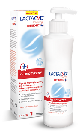 LACTACYD PHARMA Prebiotic+ Płyn do higieny intymnej 250 ml