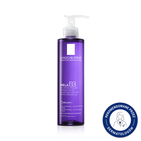 MELA B3 Mikro-peelingujący żel oczyszczający przeciw przebarwieniom, 200ml