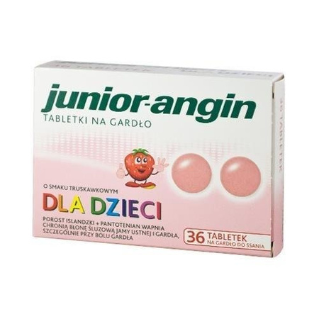 Junior-angin tabletki do ssania, 36 szt