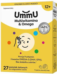 UmmU Multiwitamina & Omega 12+ pastyl. 27p