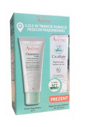 Avene Cleanance Hydra krem łagodzący, 40 ml+Balsam do ust, 10 ml