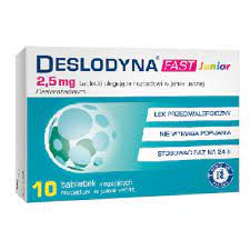 Deslodyna Fast Junior 2,5mg, 10 tabletki ulegające w jamie ustnej