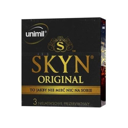 Prezerwatywy UNIMIL SKYN nawilżane olejem silikonowe 3 sztuki