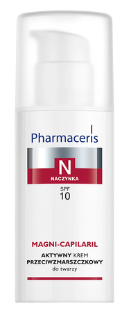 PHARMACERIS N MAGNI-CAPILARIL Aktywny krem przeciwzmarszczkowy do twarzy, 50ml 