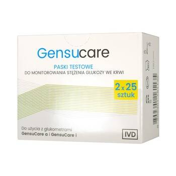 Gensucare paski testowe 50 sztuk
