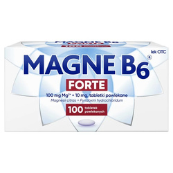 Magne B6 Forte, 100 tabletek powlekanych