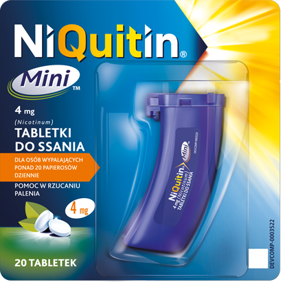 NiQuitin Mini 4mg, 20 tabletek do ssania