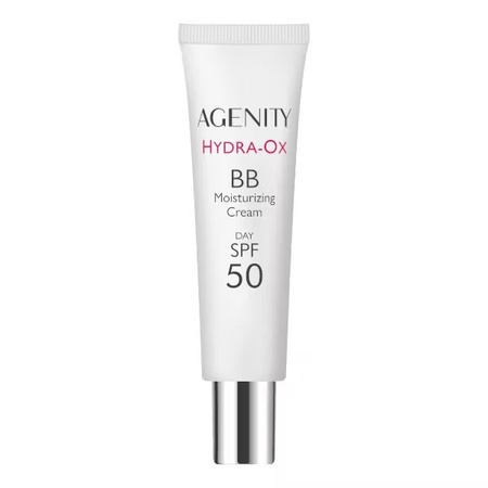Agenity Hydra-Ox BB - Krem nawilżający 10 light beige SPF 50, 30 ml