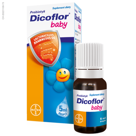 Dicoflor Baby, probiotyk, krople, 5 ml