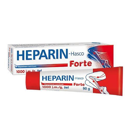 Heparin-Hasco Forte żel 1000j.m./g90g(tub)