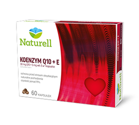 NATURELL Koenzym Q-10+E 30mg, 60 kapsułek