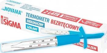 Termometr bezrtęci.NOVAMA WHITE SIGMA 1szt