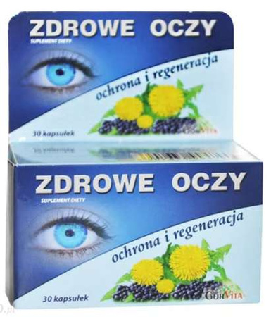 Zdrowe oczy ochrona i regeneracja kapsułki, 30 sztuk