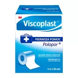 VISCOPLAST Polopor, przylepiec włóklinowy, 5mx50mm 1sztuka