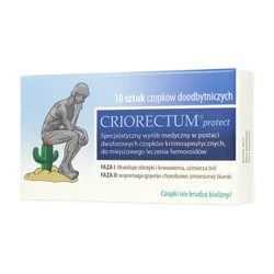 Criorectum Protect czopki doodbytnicze, 10 szt.