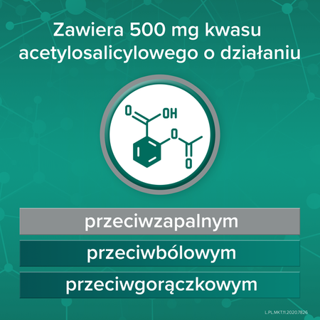 Aspirin Pro 500mg , 8 tabletek