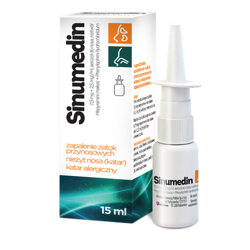 Sinumedin aerozol do nosa (1,5mg+2,5mg) 15ml