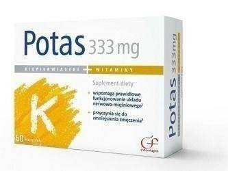 Potas 333mg  60 kaps.