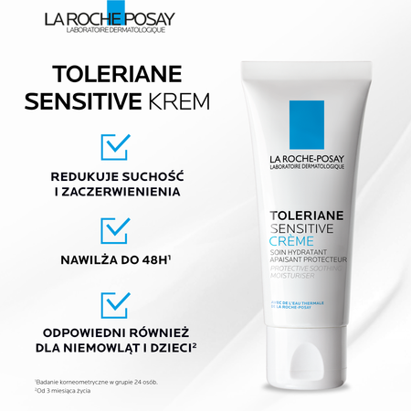 LA ROCHE - POSAY TOLERIANE SENSITIVE Krem 40 ml