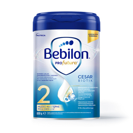 Bebilon PROfutura CESARBIOTIK 2, mleko następne po 6. miesiącu, 800 g  