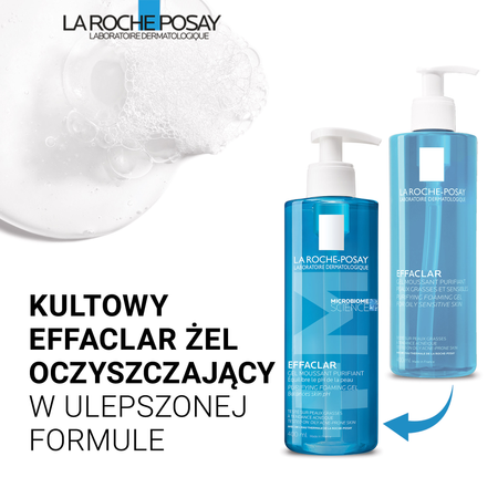 LA ROCHE-POSAY EFFACLAR Żel oczyszczający do skóry tłustej i wrażliwej 200ml