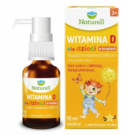 Naturell Witamina D dla dzieci krop. 15ml