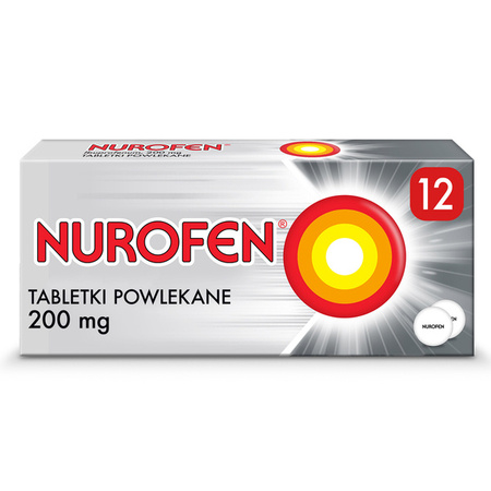 Nurofen 200 mg, 12 tabletek