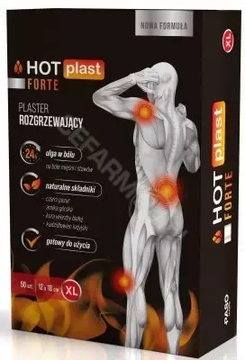Plaster Rozgrzewający HOT PLAST Forte 12cm