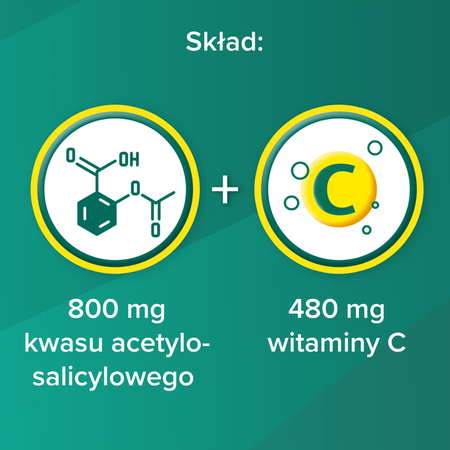 ASPIRIN C FORTE,10 tabletek musujących