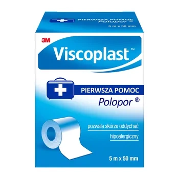 VISCOPLAST Polopor, przylepiec włóklinowy, 5mx50mm 1sztuka