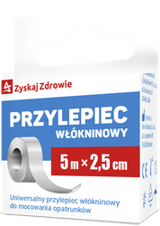 Zyskaj Zdrowie Przylepiec włókninowy na rolce 5 m x 2,5 cm 