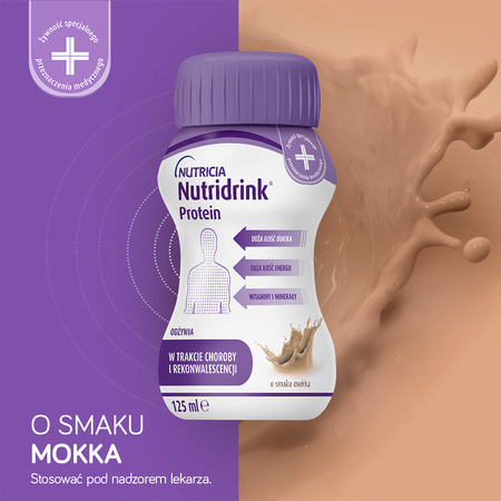Nutridrink Protein o smaku mokka 4x125 ml 